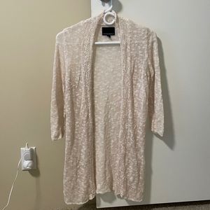 Cynthia Rowley Knit Cardigan Light Pink Light Weight Size Small